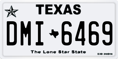 TX license plate DMI6469