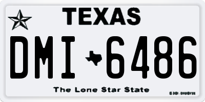 TX license plate DMI6486
