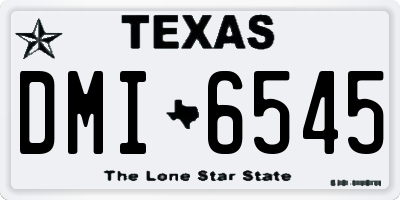 TX license plate DMI6545