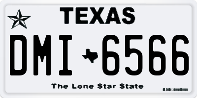 TX license plate DMI6566