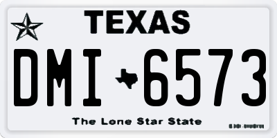 TX license plate DMI6573