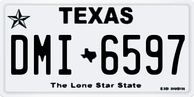 TX license plate DMI6597