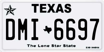 TX license plate DMI6697
