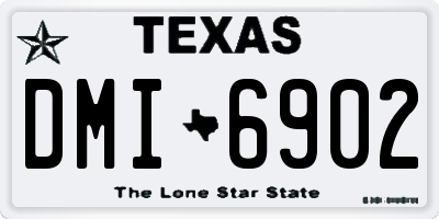 TX license plate DMI6902