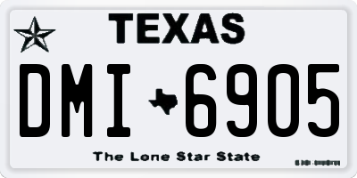 TX license plate DMI6905