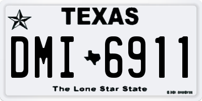 TX license plate DMI6911
