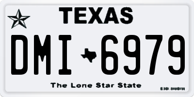 TX license plate DMI6979
