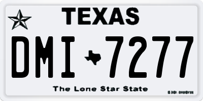 TX license plate DMI7277