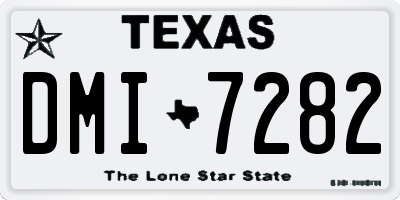 TX license plate DMI7282