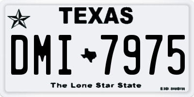 TX license plate DMI7975