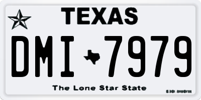TX license plate DMI7979