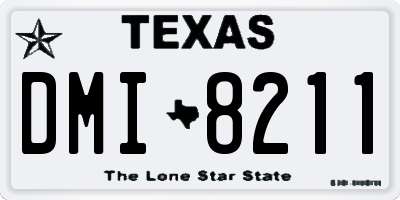 TX license plate DMI8211