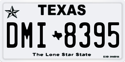 TX license plate DMI8395