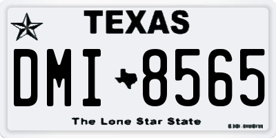 TX license plate DMI8565