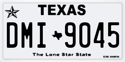 TX license plate DMI9045