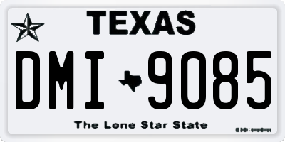 TX license plate DMI9085