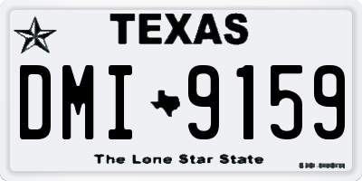 TX license plate DMI9159