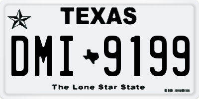 TX license plate DMI9199