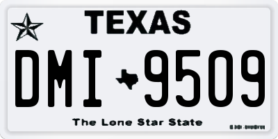 TX license plate DMI9509