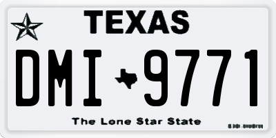 TX license plate DMI9771