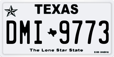 TX license plate DMI9773