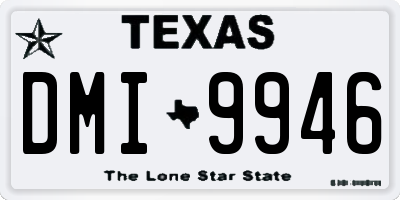 TX license plate DMI9946