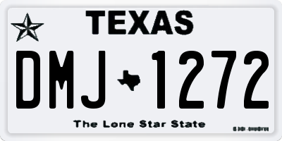 TX license plate DMJ1272