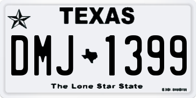 TX license plate DMJ1399