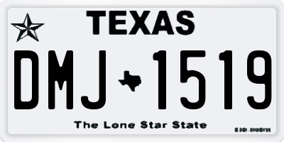 TX license plate DMJ1519
