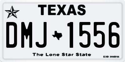 TX license plate DMJ1556