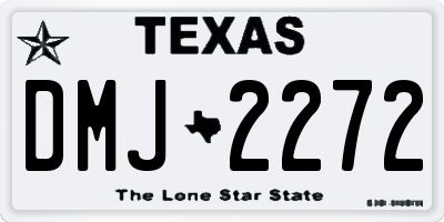 TX license plate DMJ2272