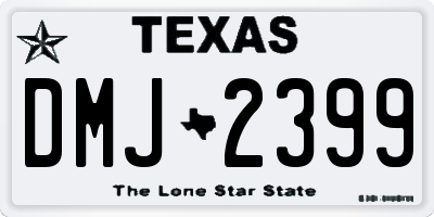 TX license plate DMJ2399