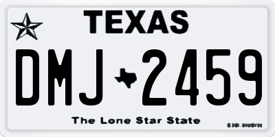 TX license plate DMJ2459