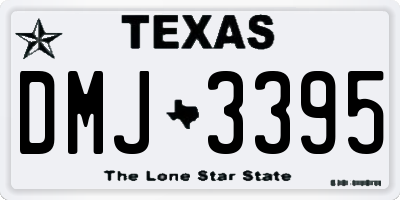 TX license plate DMJ3395