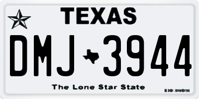 TX license plate DMJ3944