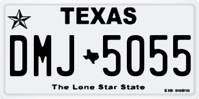 TX license plate DMJ5055