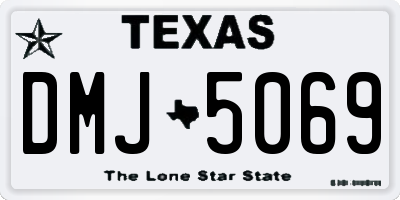TX license plate DMJ5069