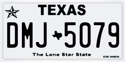 TX license plate DMJ5079