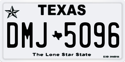 TX license plate DMJ5096