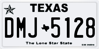 TX license plate DMJ5128