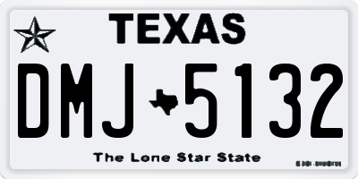 TX license plate DMJ5132