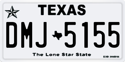 TX license plate DMJ5155