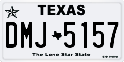 TX license plate DMJ5157