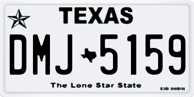 TX license plate DMJ5159