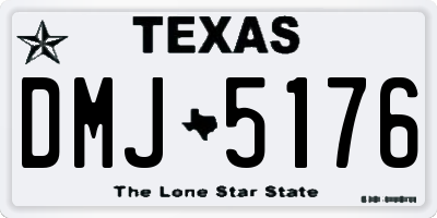 TX license plate DMJ5176