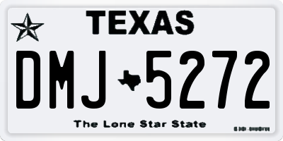 TX license plate DMJ5272