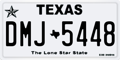 TX license plate DMJ5448