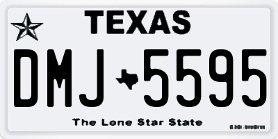 TX license plate DMJ5595