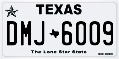 TX license plate DMJ6009