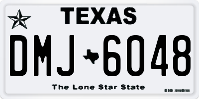 TX license plate DMJ6048
